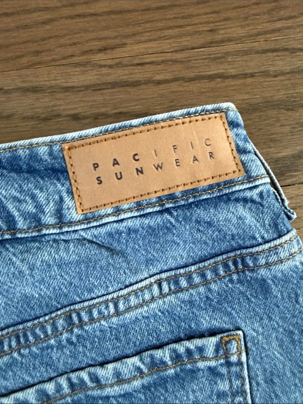 Pacific Sunwear Blue Denim Mini Skirt - size 27